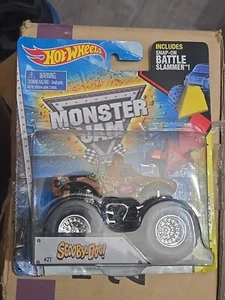 Hot Wheels 2014 Monster Jam Monster Truck Scooby-Doo With Battle Slammer - Picture 1 of 4