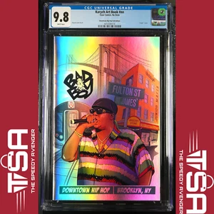CGC 9.8 CHROME DOWNTOWN HIP HOP BIGGIE SMALLS Karych fumetto art sketchbook - Foto 1 di 3