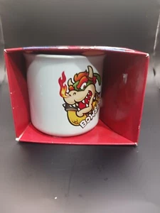 Super Mario Bowser 20 Oz Mug With Blue Yoshi Keychain - Picture 1 of 7