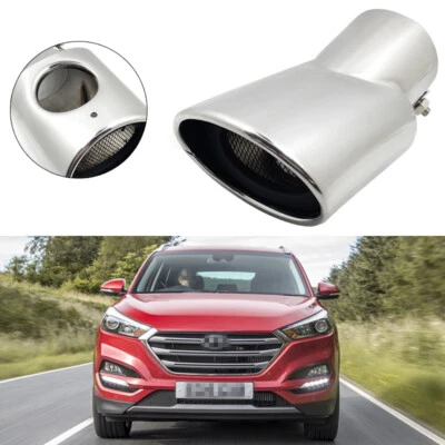 Punta de silenciador de escape de coche plateado para Hyundai Tucson 2016-2017 #2023 Foto 1 de 4