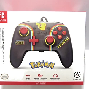 Controlador con cable mejorado Nintendo Switch Pokemon Controller Power A NUEVO en CAJA - Imagen 1 de 10