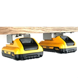 DeWatt Drill Battery Holder Wall Mounted Hanging Garage Storage Power Tools 18V - Picture 1 of 8
