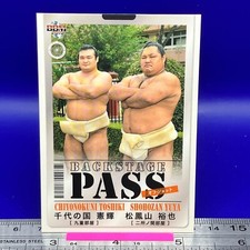 Chiyonokuni Toshiki Shohozan Yuya 90 Sumo Wrestler Card BBM 2019 TCG Japan #407a