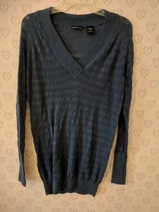 MODA International S Pullover Tunika Kaschmir Stretch halbtransparent Karriere türkis B3 - Bild 1 von 12