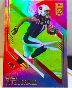 Larry Fitzgerald 2021 Donruss Elite Football Silver Refractor Card #90 Cardinals - Picture 1 of 3