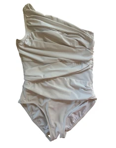 Miraclesuit Network Jena One Piece White Mesh Panel Slimming Swimsuit 14 - Picture 1 of 5
