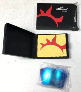 ACOMPATIBLE Lens Replacement Polarized for- Flak Jacket XLJ Ice Blue Mirror - Picture 1 of 4