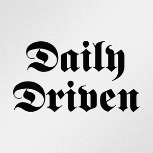 Daily Driven JDM Car Laptop Motorbike Vinyl Decal Sticker - Picture 1 of 9