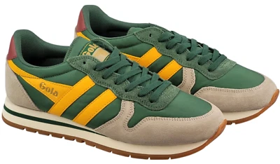 GOLA Daytona Chute CMB363 Evergreen Bone Sun Herren Sneaker Leder & Textil