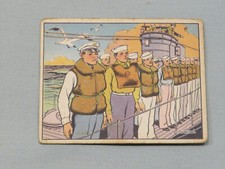 1941 R157 Gum Inc Uncle Sam -  Sailor # 60 "Abandon Submarine" Drill