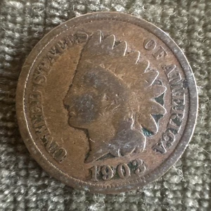 1903 Indian Head Cent/penny - Picture 1 of 3
