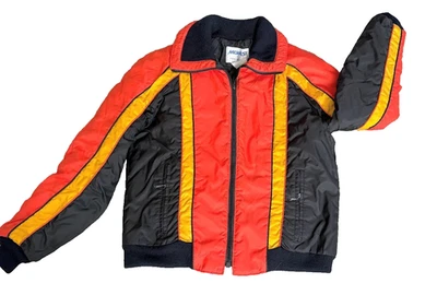 复古 Midwest by FOX POINT 滑雪雪雪地摩托车夹克男式美国中号 — 第 1/4 张图片