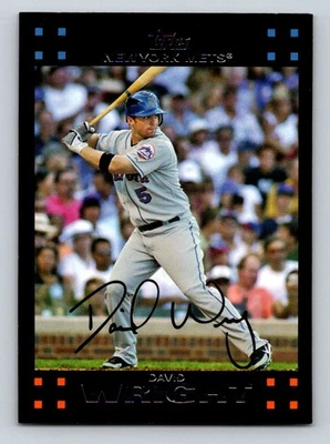 2007 Topps #260 David Wright New York Mets - Image 1 of 2