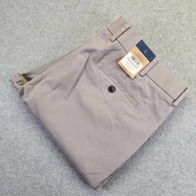 全新 Charles Tyrwhitt 修身终极非铁质斜纹布裤子 灰色 尺码 38 无边形 — 第 1/4 张图片