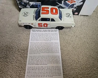 1963 Super Duty Pontiac Tempest 50 Daytona Challenge Cup Winner 1/18 Acme Nascar - Image 1 of 4