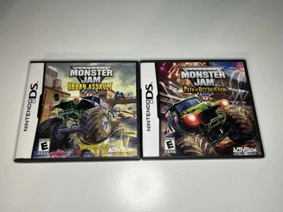 Monster Jam: Path of Destruction & Urban Assault (Nintendo DS) - Tested - Read - Image 1 of 4