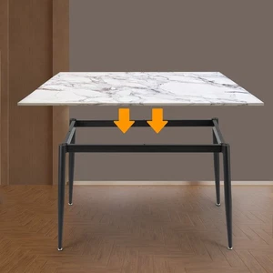 Industrial Metal Table Legs Metal Furniture Legs W/ Suction Cups 107*56*72.5cm - Picture 1 of 11