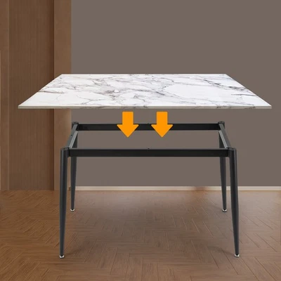 Patas de mesa de metal industrial patas de muebles de metal con ventosas 107*56*72,5 cm Foto 1 de 4