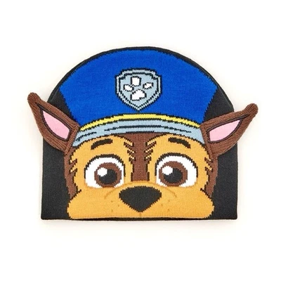 PAW Patrol Beanie Hat Winter Black Chase 3-5 Years 3T - 5T Licensed Nickelodeon - Image 1 of 4