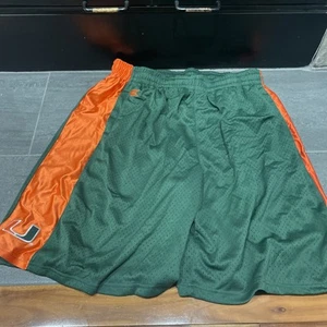 Vintage University of Miami Hurricanes Basketball Shorts Colosseum Size XXL - Picture 1 of 8