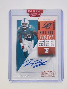 2018 Panini Contenders, Rookie Ticket Autograph #168 - Jerome Baker RC - NMMT  - Bild 1 von 2