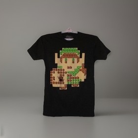 T-shirt The Legend of Zelda Link taglia S Overworld Bitmap Nintendo NES Loot Crate