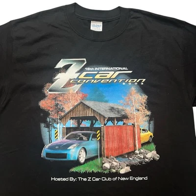 Camiseta vintage Nissan 350z Z Car Convention 2003 camiseta para hombre grande Nueva Inglaterra Foto 1 de 4