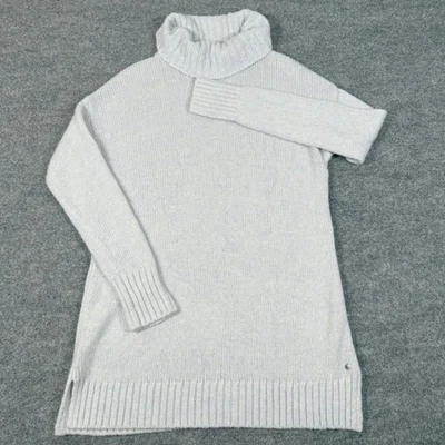 Roupa de dormir Eddie Bauer malha grande gola alta suéter túnica roupa lounge macia aconchegante - Imagem 1 de 4