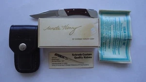 SCHARDE USA LB3 UNCLE HENRY LOCKBACK KNIFE - Picture 1 of 17