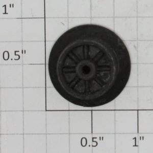 Lionel 1689E-6 Black Spoked Rear Truck Wheel - Picture 1 of 2