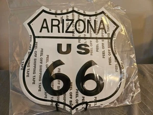 US Route 66 Arizona 11 x 11 Zoll Blech Man Cave Straßenschild Reproduktion - Bild 1 von 3