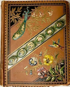 Maria / 1882-89 Colorful Scrapbook and Memory Book with several color lithograph - Imagen 1 de 9