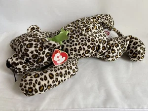 TY SPECKLES 15" The Pillow Pals Collection | 1996 LEOPARD Stofftier Beanie Buddy - Bild 1 von 8