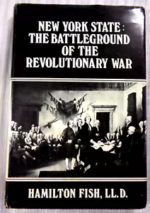 New York State Battleground of Revolutionary War First Edition Fish 1976 HC/DJ - Foto 1 di 6