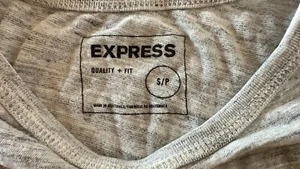 Men’s Express T-shirt Small Heather Gray  - Picture 1 of 2
