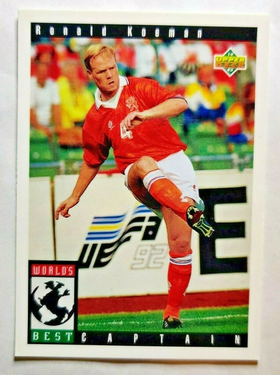 1993 Upper Deck World Cup 94 Preview English/Spanish #108 Ronald Koeman Soccer