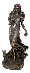 Veronese Bronze Figurine Goddess of Spring Ostara Statue Germanic - Picture 1 of 1