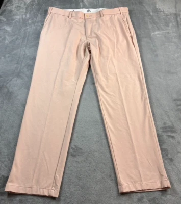 Pantalones de rendimiento de ocio de golf LAUREN RALPH LAUREN para hombre 38x30 rosa salmón preppy Foto 1 de 4