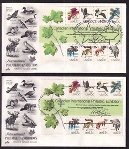 1978 CAPEX Canada Exhibition Sc 1757 & Canada FDCs souvenir sheet of 8 ArtCraft - Picture 1 of 1