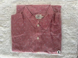 Men Linen Style Short Sleeve Shirts Button Down Formal Dress Shirt Size L - Picture 1 of 31