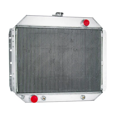 433 4Row Aluminum Radiator Fit 1966-1979 Ford F100 F150 F250 F350 Pickup Bronco Foto 1 de 4