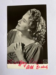 Autograph HILDE ZADEK (†2019)-Soprano-GERMAN Opera Singer-Kammersängerin-signed - Picture 1 of 2