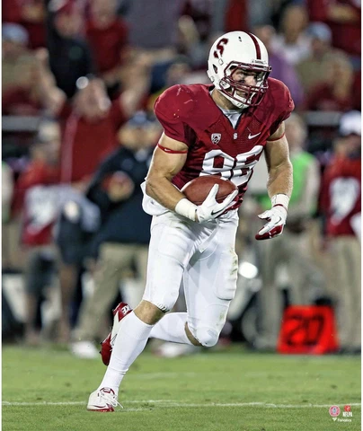 Zach Ertz Stanford Cardinal Unsigned Running Photograph Cover