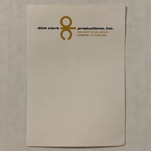 Vintage 90s Dick Clark Productions Inc Mailing Label Sticker Blank Shipping - Picture 1 of 4