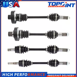 4Pc For 2003-2008 Yamaha Grizzly 660 4x4 Front & Rear Left Right CV Axles - Bild 1 von 24