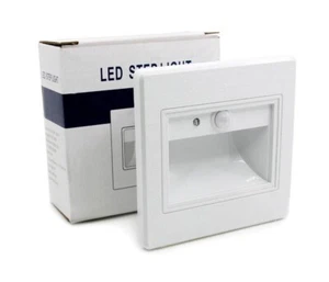 Iluminación de escalera LED infrarrojo detector de movimiento sensor crepuscular luz de escalera - Imagen 1 de 4