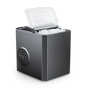 Ice Maker Countertop Portable Ice Machine 26lbs/24Hrs Self-Cleaning 9 Cube/6 Min - Picture 1 of 22