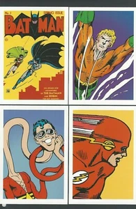 UX458-UX477 DC Comic Buch Superhelden Komplettsatz 20 Karten Neuwertig 6" X 4 - Bild 1 von 5