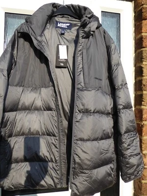 men's coat XL Lands End down jacket lightweight parka feather and down coat XL - Image 1 of 4