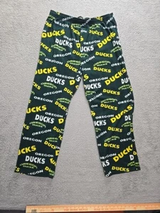 Oregon Ducks Pajama Pants Mens Extra Large XL All Over Print Lounge Fleece Draws - Picture 1 of 17